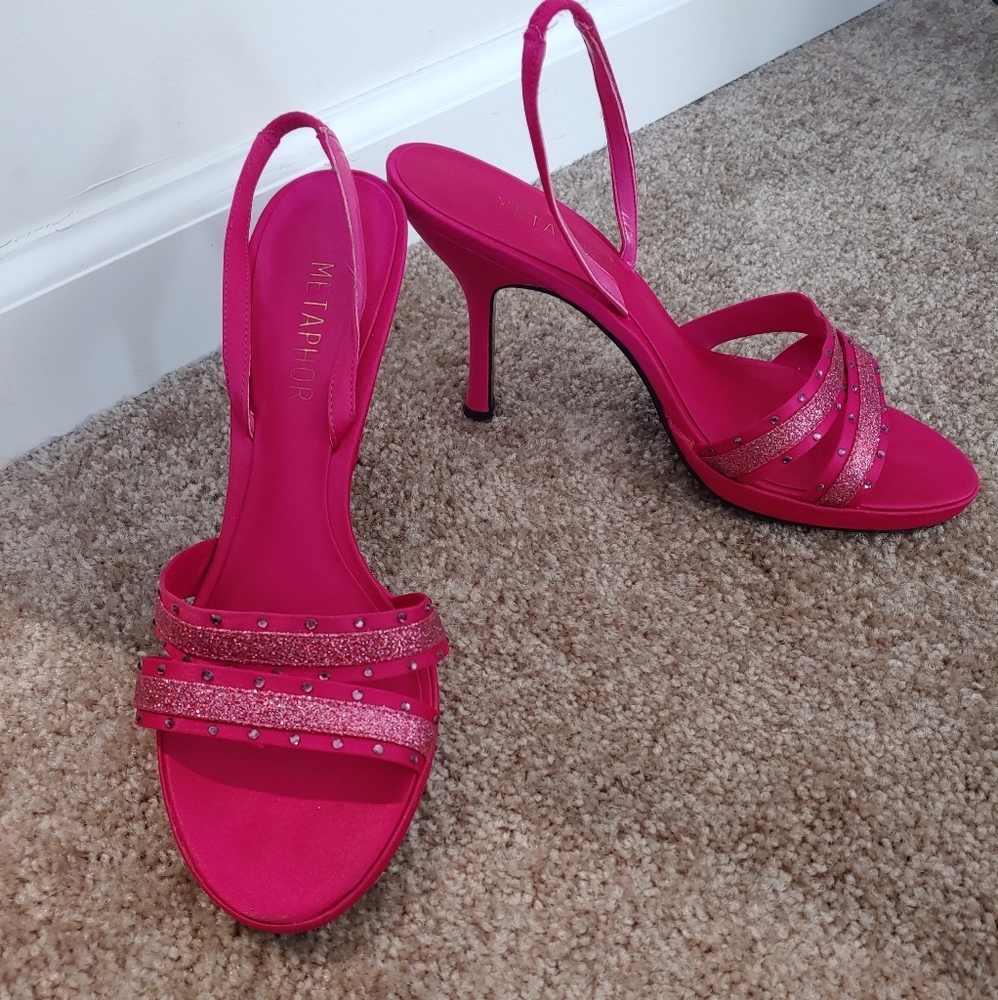Hot pink heels